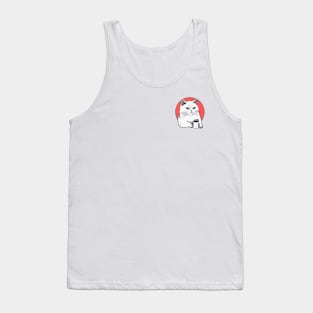 White Coffee Cats Original Aesthetic Tribute 〶 Tank Top